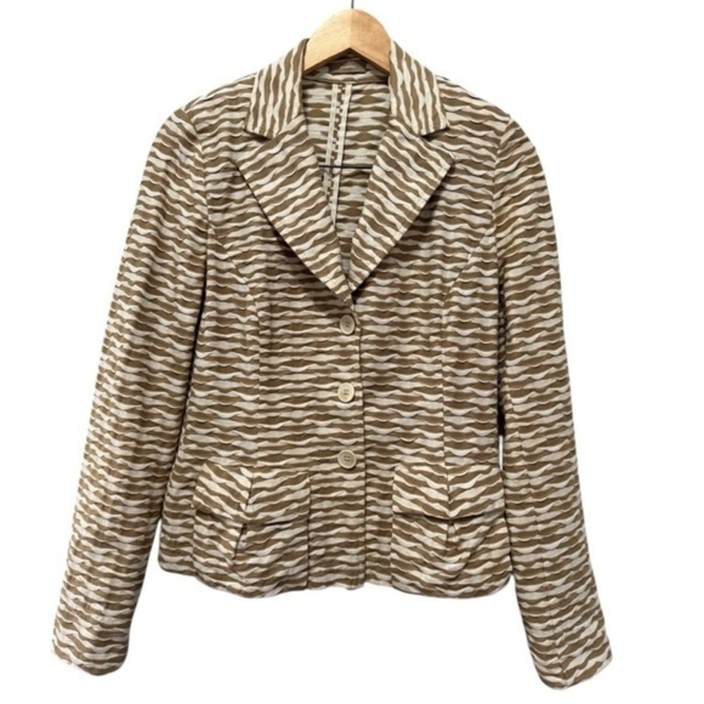 Riani Single Breasted Cotton Blazer size 8